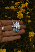 Load image into Gallery viewer, Howling Wolf with moonstone MADE TO ORDER