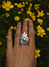 Load image into Gallery viewer, Howling Wolf with moonstone MADE TO ORDER