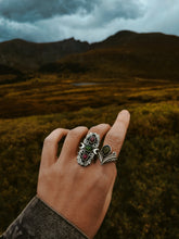 Load image into Gallery viewer, Oak and moon autumn Ring Size 7.5