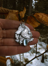 Load image into Gallery viewer, Anam Cara Soul Wolves Necklace
