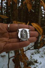 Load image into Gallery viewer, Mountain Fantasy Cauldron Necklace
