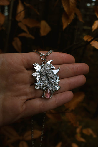 Raven Moon Necklace