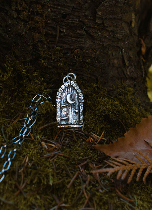 Fairy Cottage Door Necklace