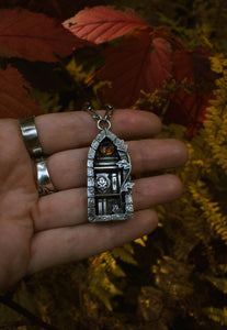 Forest Book Shelf Necklace