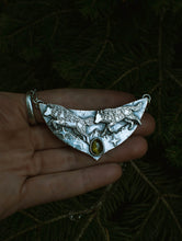 Load image into Gallery viewer, Running With the Wolves Shield Necklace
