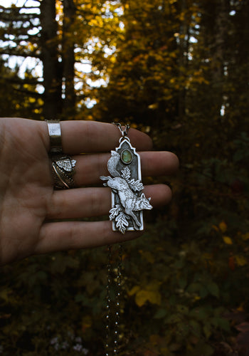 Fox Spirit Necklace Kyanite