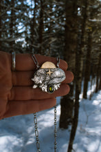 Load image into Gallery viewer, Dreaming Wolf Necklace