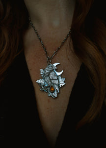 Raven Moon Necklace