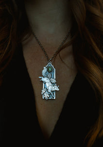 Fox Spirit Necklace Kyanite