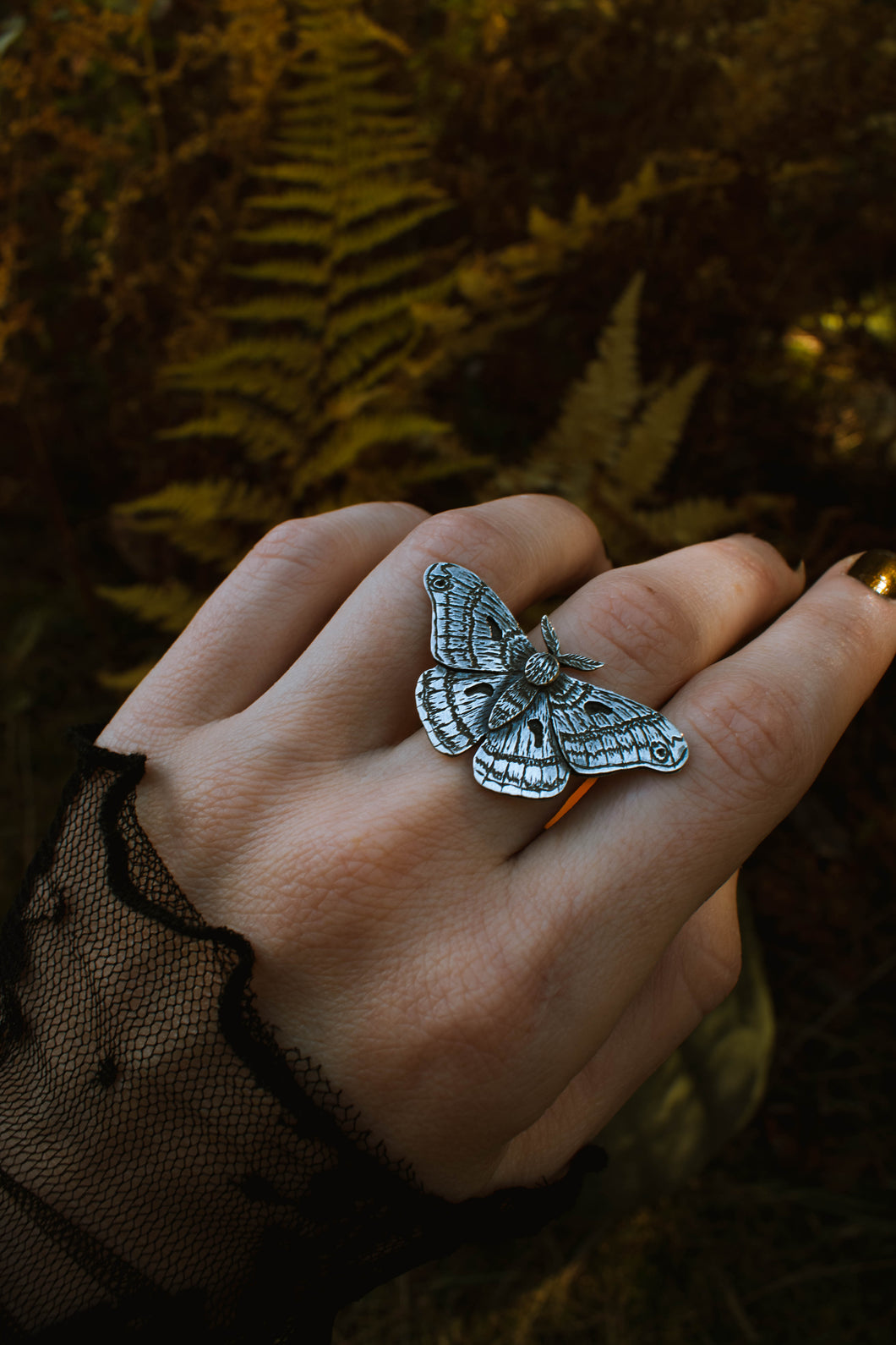 Atlas Moth Ring or Necklace