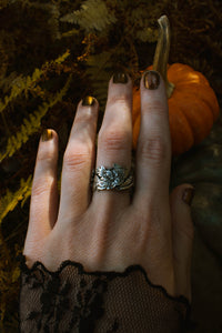 Forest Floor Moth Ring size 7