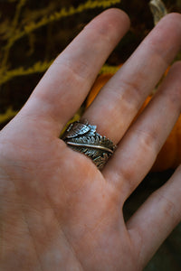 Forest Floor Moth Ring size 7