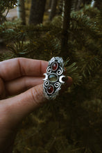 Load image into Gallery viewer, Oak and moon autumn Ring Size 7.5
