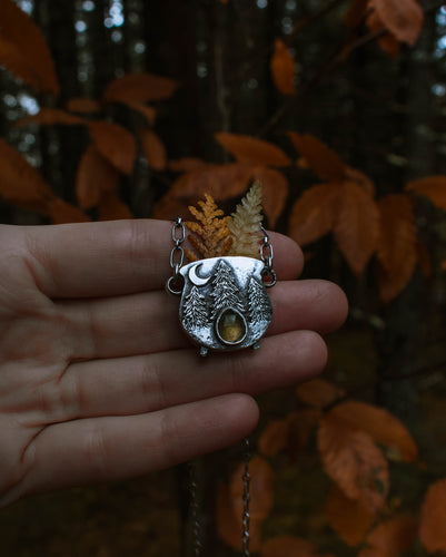 Forest Magic Cauldron Necklace